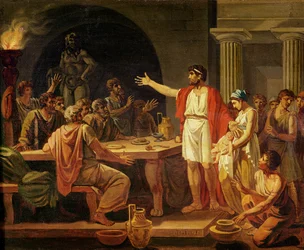 Studio per Licurgo che Mostra agli Antichi di Sparta il loro Re, 1791